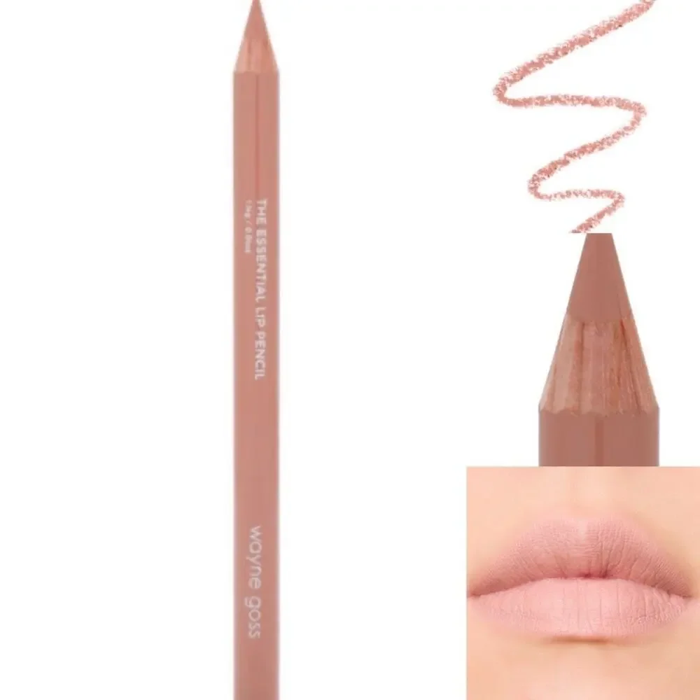 Wayne Goss The Essential Lip Pencil-light Nude‎ & Luxury Cream Lipstick-Cashew